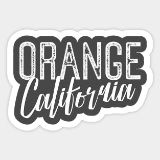 Orange, CALIFORNIA Sticker